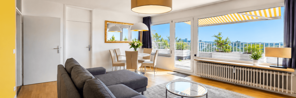 Penthouse-Wohnen für Paare - mit Weitblick über Wiesbaden Nordenstadt